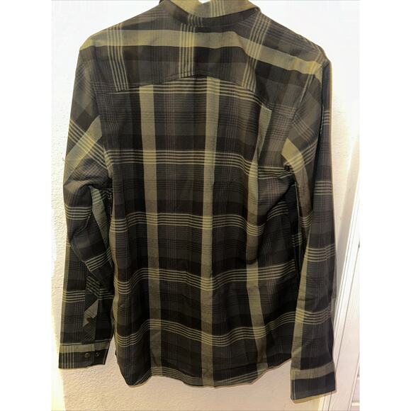 Tech Flannel Handlebar Size Small Men Long Sleeve Button Up - Picture 4 of 4